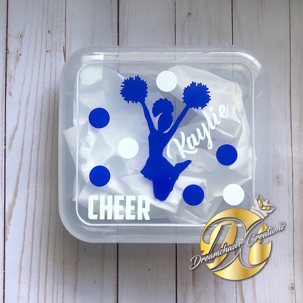 Cheer Bow Box, Cheer Bow Holder, Bow Box, Cheerleading Bow Box, Hair Bow Box