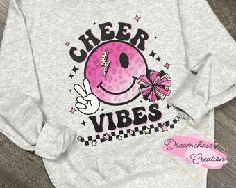 Cheer Vibes Shirt, Cheer Gift, Cheer Team Shirt, Cheer