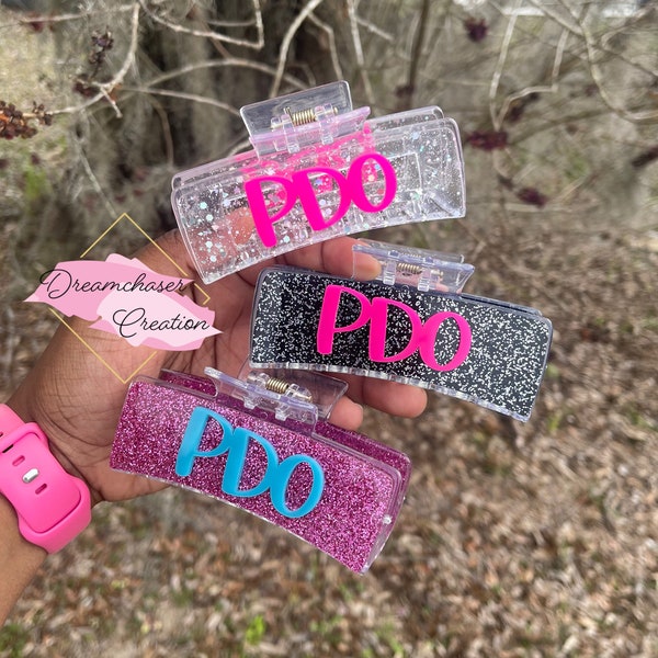 Custom Team Claw Clip Etsy