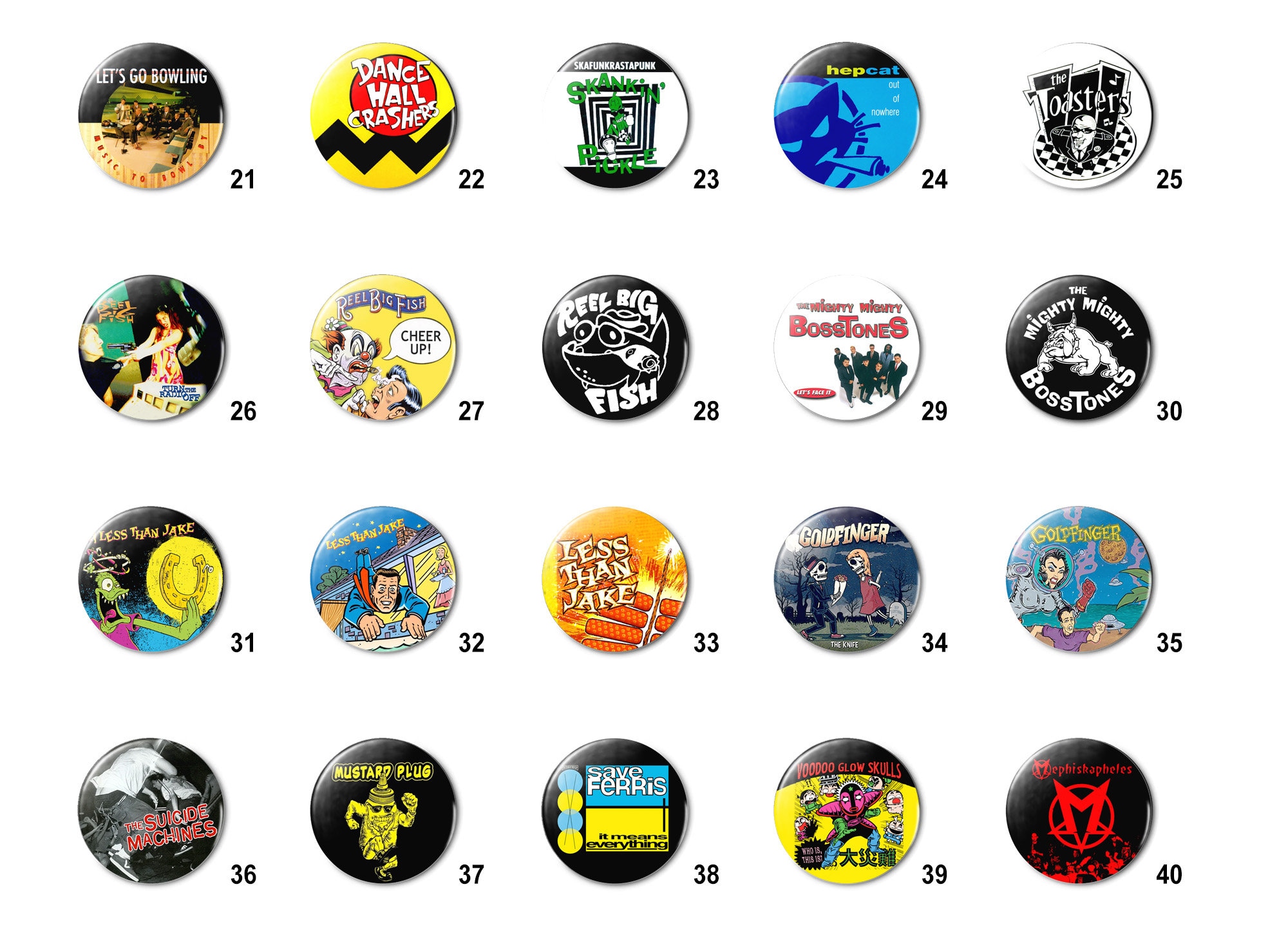 Sakta Pin Ska (B) Pins Buttons (1.25 Inch / 32mm) - Etsy
