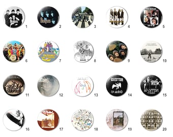 Classic Rock (A) Pins Buttons (1.25 inch / 32mm)