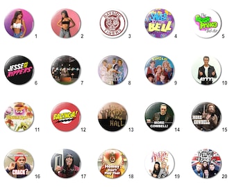 TV / Television (A) Pins Buttons Badge  (1.25 inch / 32mm)