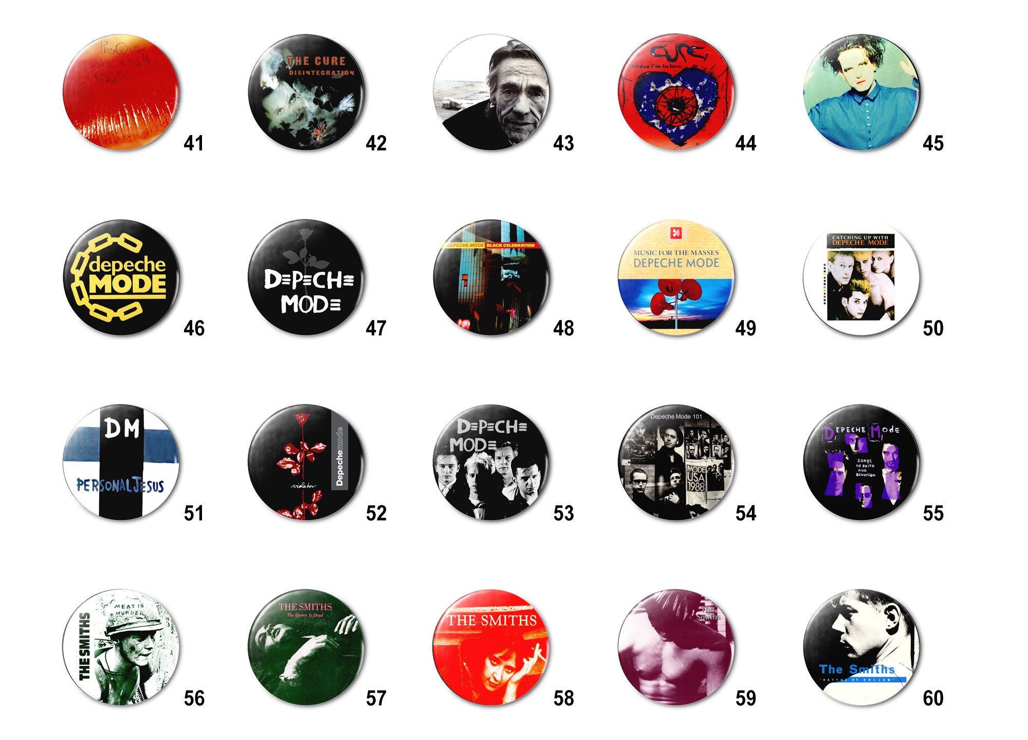 80's New Wave Alt (C) Pins Buttons Badge (1.25 Inch / 32mm) - Etsy