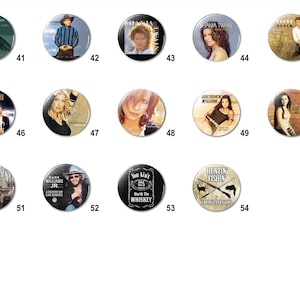 Country Music (C) Pins Buttons (1.25 inch / 32mm)
