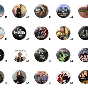TV / Television (C) Pins Buttons Badge  (1.25 inch / 32mm)