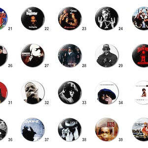 Hip Hop / Rap (B ) Pins Buttons (1.25 inch / 32mm)