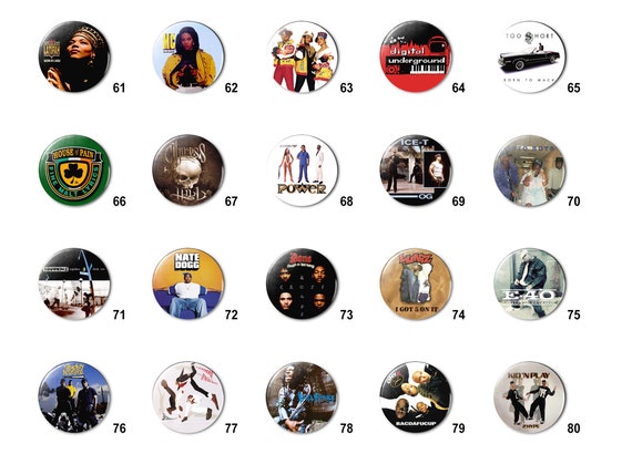 Hip Hop / Rap D Pins Buttons 1.25 inch / 32mm | Etsy
