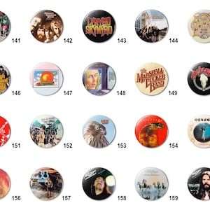 Classic Rock (H) Pins Buttons (1.25 inch / 32mm)