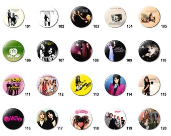 Classic Rock (F) Pins Buttons (1.25 inch / 32mm)