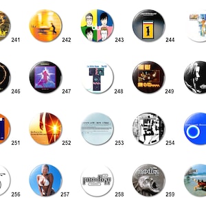 90&#39;s - 2K Indie Alt Rock (M) Pins Buttons (1.25 inch / 32mm)