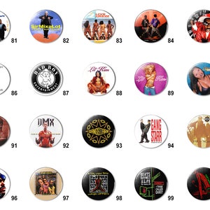 Hip Hop / Rap E Pins Buttons 1.25 inch / 32mm | Etsy