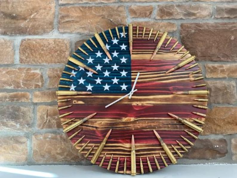 Bullit Riddled Clock 24