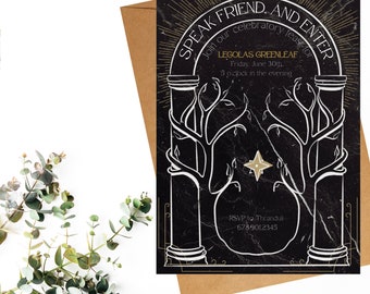 The Gates of Moria Invitation