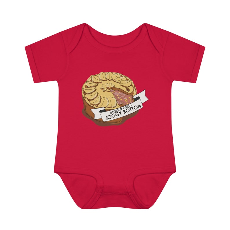 Great British Bake-off Soggy Bottoms Baby Onsie image 7