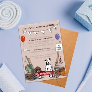 Little Rascal Baby Shower Invitation