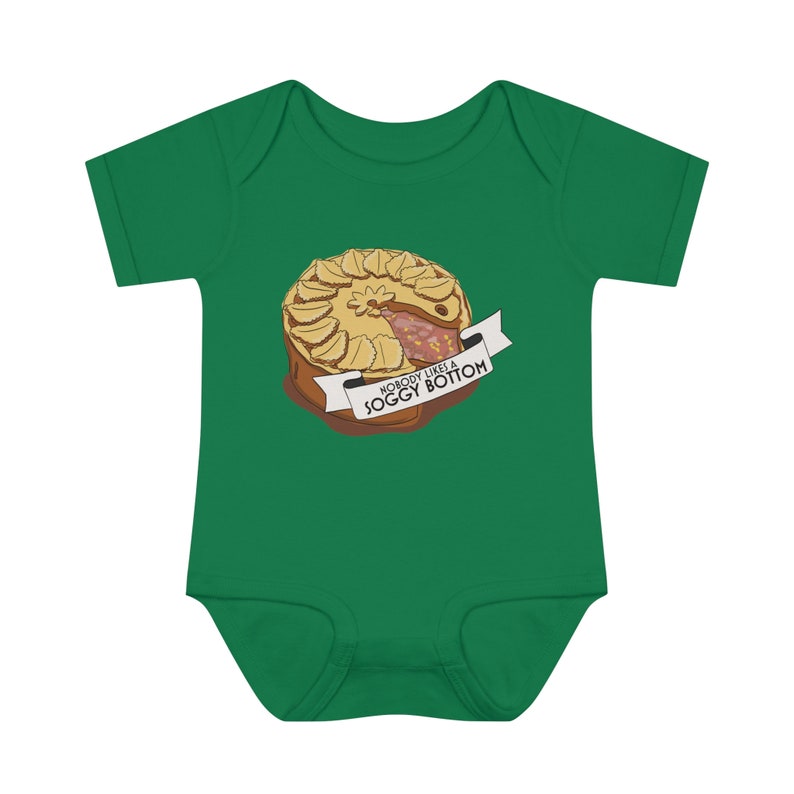 Great British Bake-off Soggy Bottoms Baby Onsie image 5