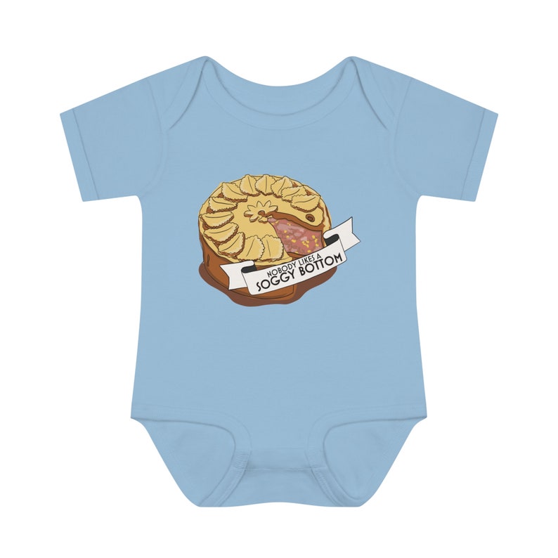 Great British Bake-off Soggy Bottoms Baby Onsie image 6