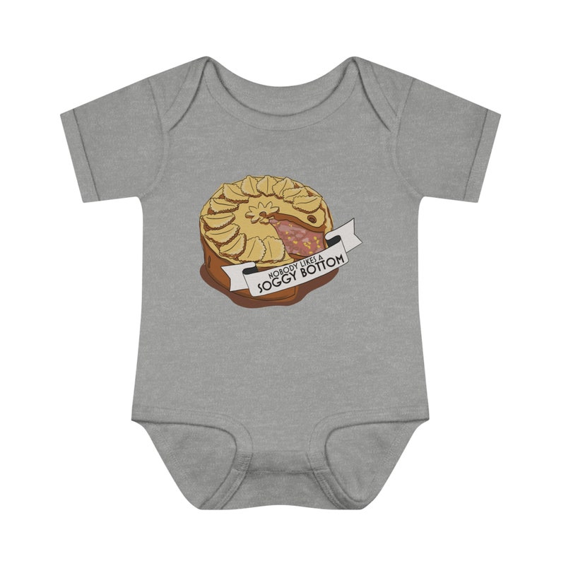 Great British Bake-off Soggy Bottoms Baby Onsie image 4