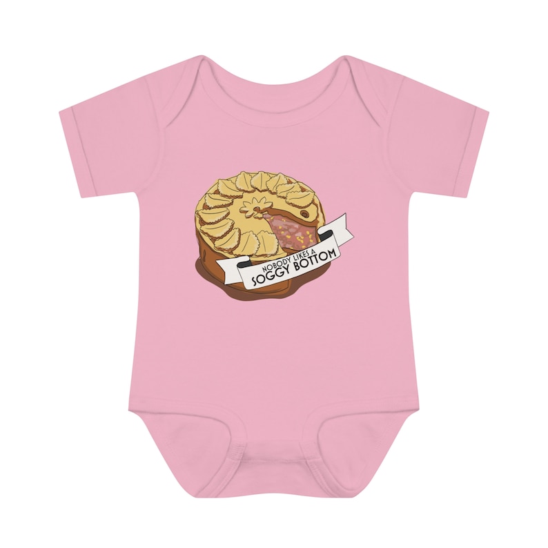 Great British Bake-off Soggy Bottoms Baby Onsie image 1