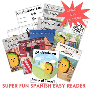 Ort Vocabulary-Spanish Easy Reader (Lectura facil-lugares)