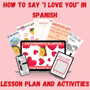 Plan de lección para el día de San Valentín: cómo decir te amo en español
