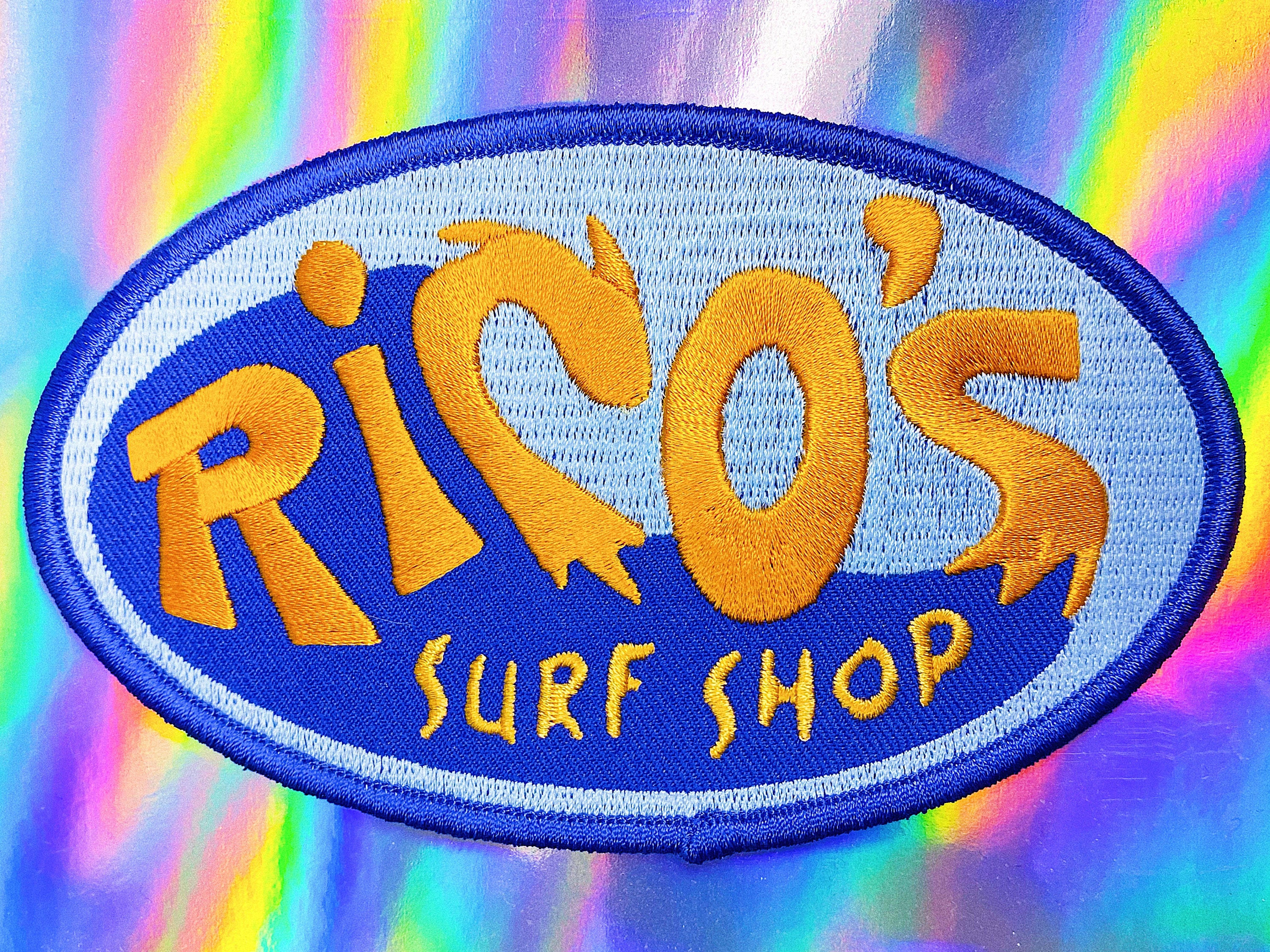 Rico's Surf Shop Patch Etsy