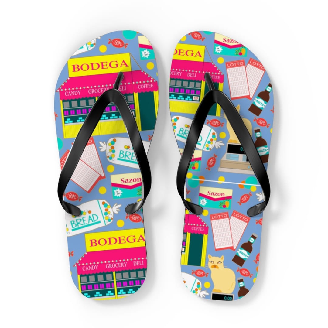 Bodega Cat Dominican Flip Flops Etsy