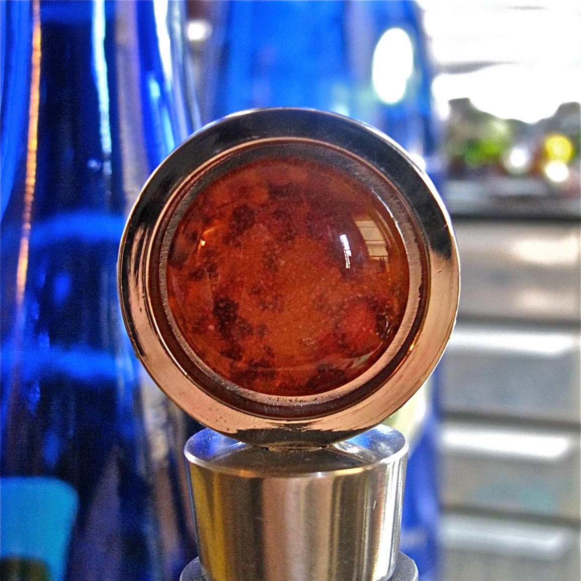 Wine Stopper Wine Bottle Stopper Glass Bottle Stopper Glass Etsy