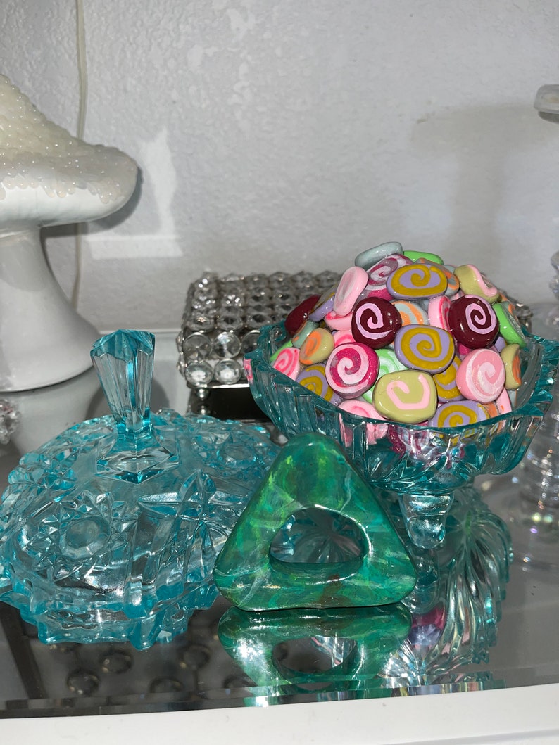 Coraline Taffy Bowl and Seeing Stone Etsy