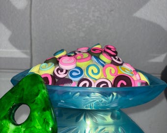 Coraline taffy bowl large candy dish movie decor with sewing stone and lights