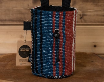 Traveler Series | Navy and Cinnamon Chalk Bag