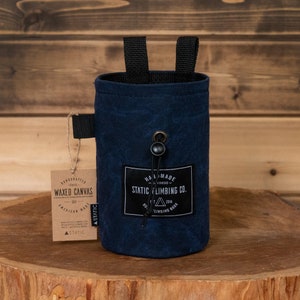 Waxed Canvas Chalk Bag Navy image 1