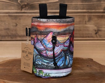 Grand Tetons Chalk Bag | Craig Muderlak Collab