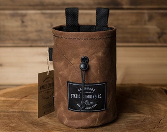 Waxed Canvas Chalk Bag | Tobacco