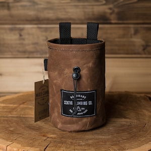 Waxed Canvas Chalk Bag Tobacco image 1