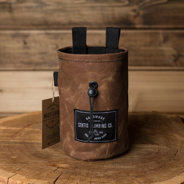 Waxed Canvas Chalk Bag | Tobacco