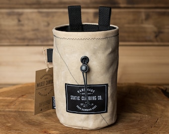 Waxed Canvas Chalk Bag | Bone