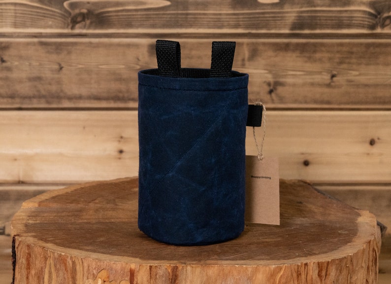 Waxed Canvas Chalk Bag Navy image 2