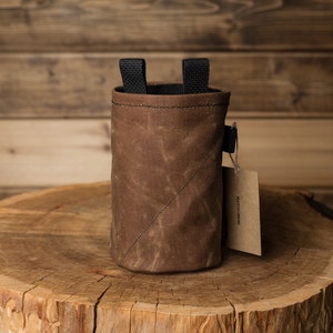 Waxed Canvas Chalk Bag Tobacco image 2