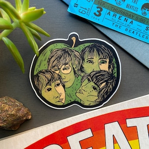 The Beatles - &quot;Apple of the Eye&quot; Vinyl Sticker