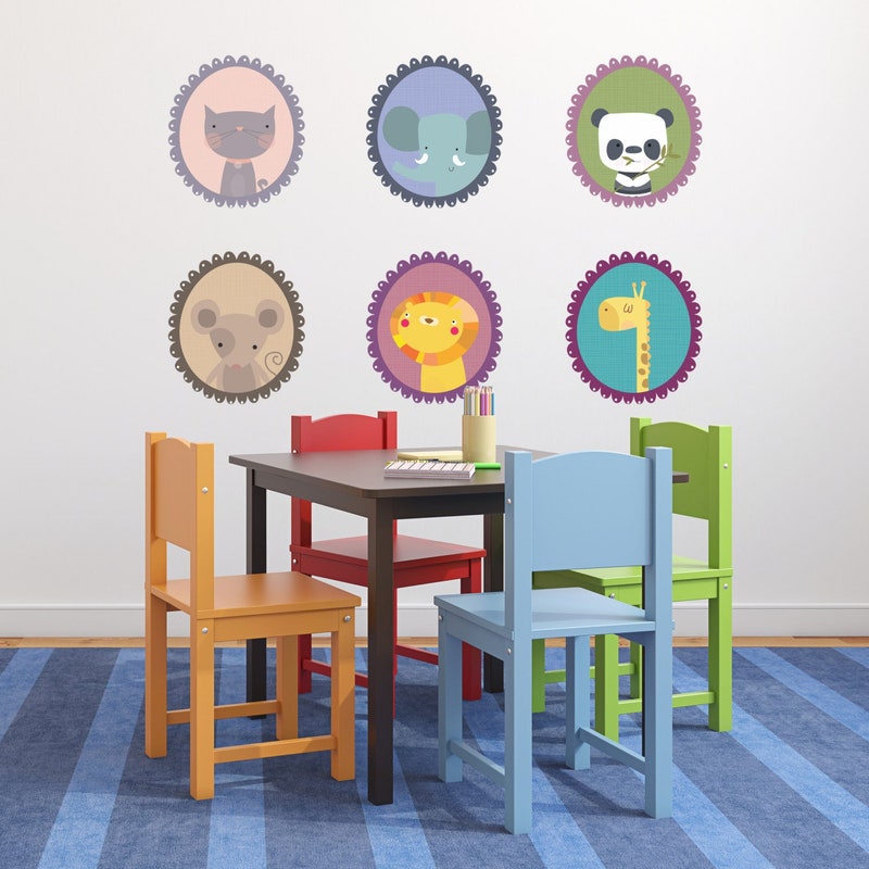 Animal Wall Stickers - Etsy