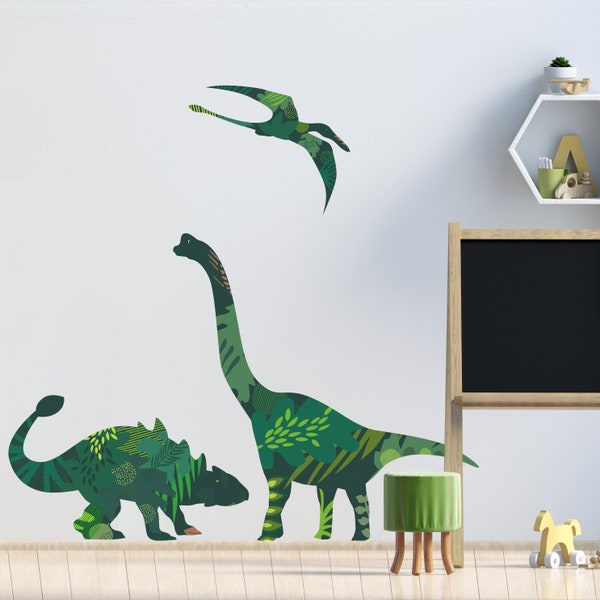 Dinosaur Wall Decal Etsy UK
