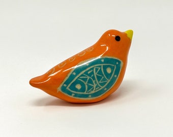 Handmade ceramic bird