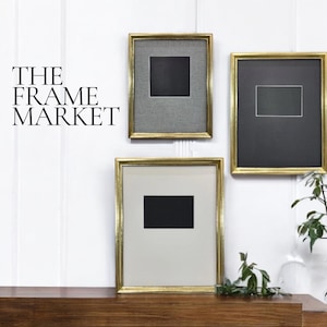 Picture Frame Mat Heavy Bottom- Standard & Custom Sizes Available - Will cut any dimension for your project. Black, white, cream mats