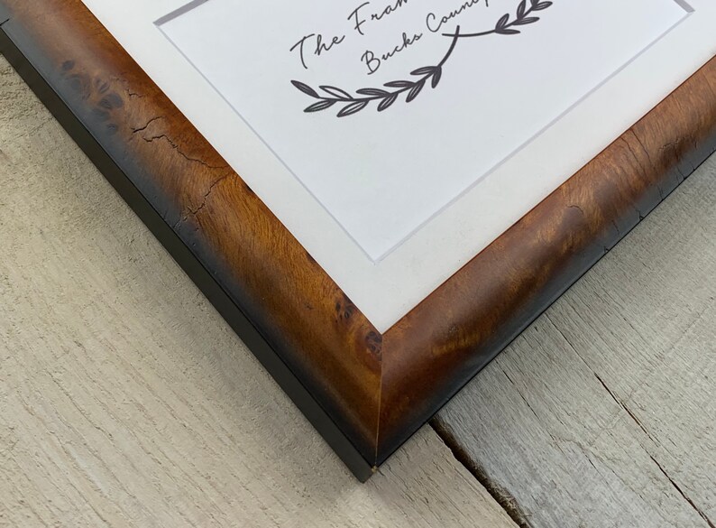 Hugh Burl Light Wood Picture Frame with White Mat 8x10 9x12 Etsy