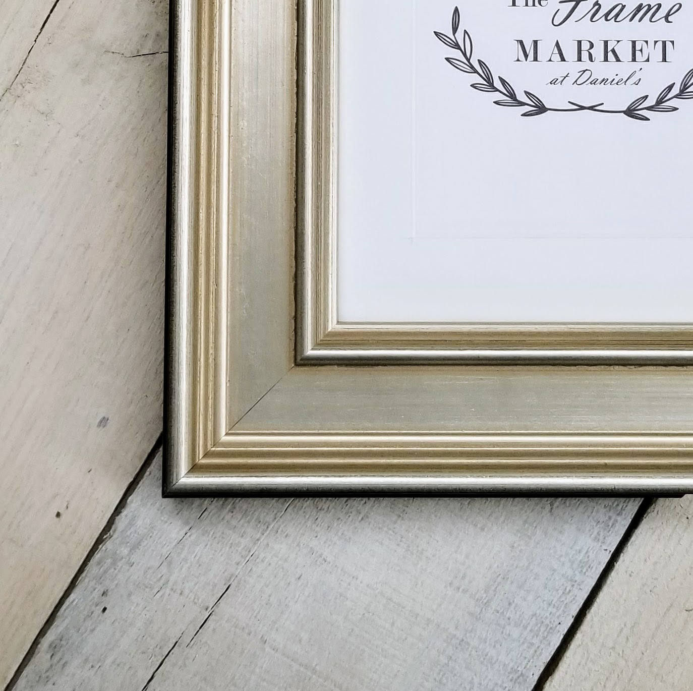 Plein Air Silver Wood Picture Frame with White Mat 8x10 9x12 Etsy