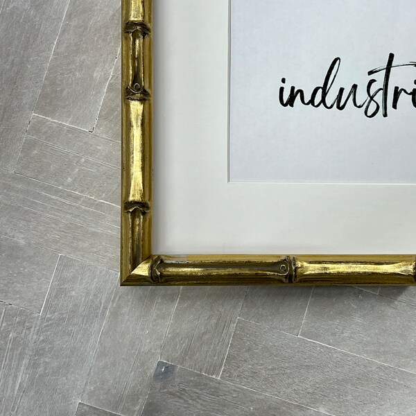 Bamboo Picture Frames Etsy