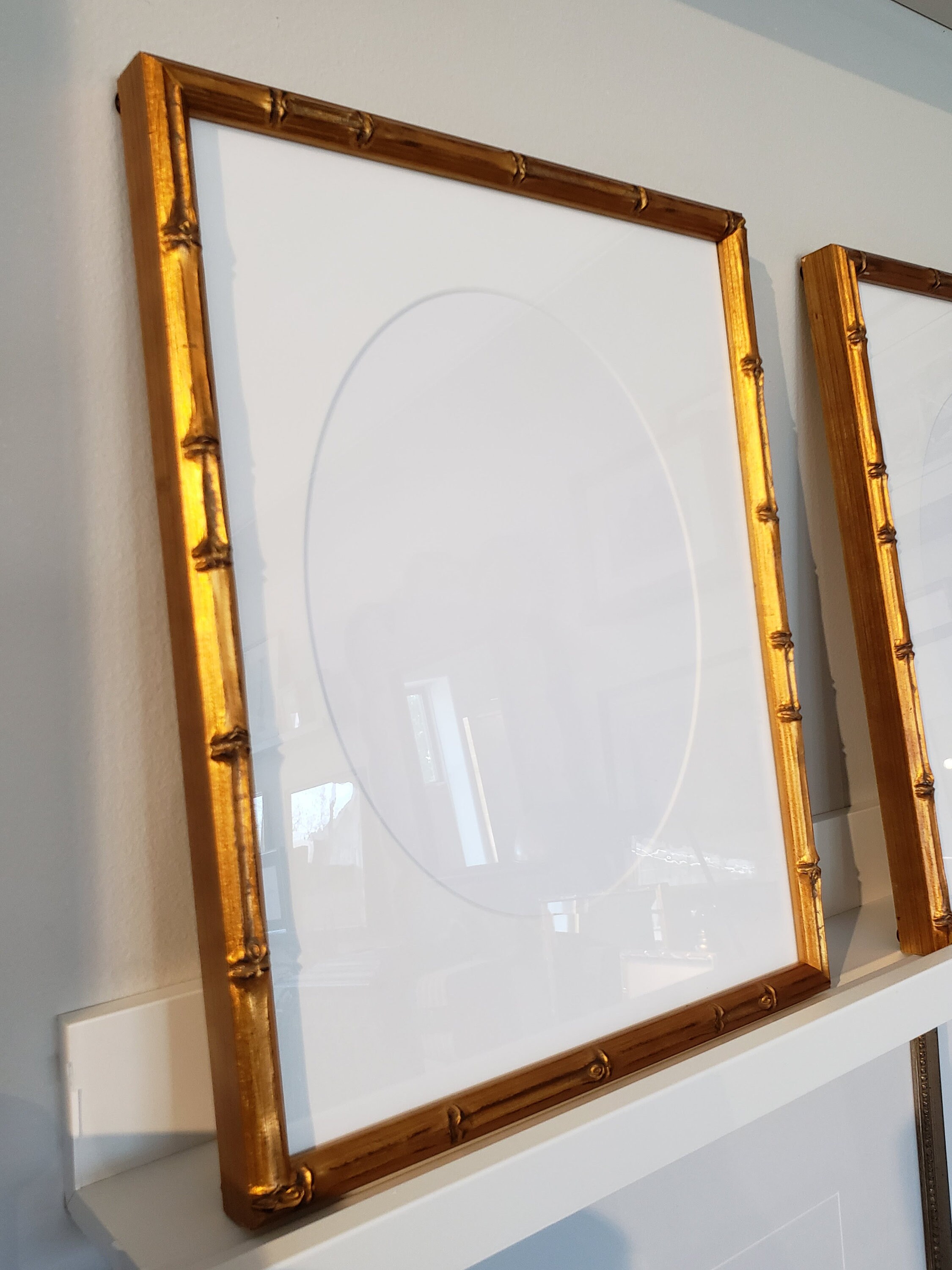 Oval Picture Frame Mat Standard & Custom Sizes Available Etsy