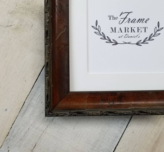 Hanson Burl Cherry Wood Picture Frame with White Mat 8x10 ...