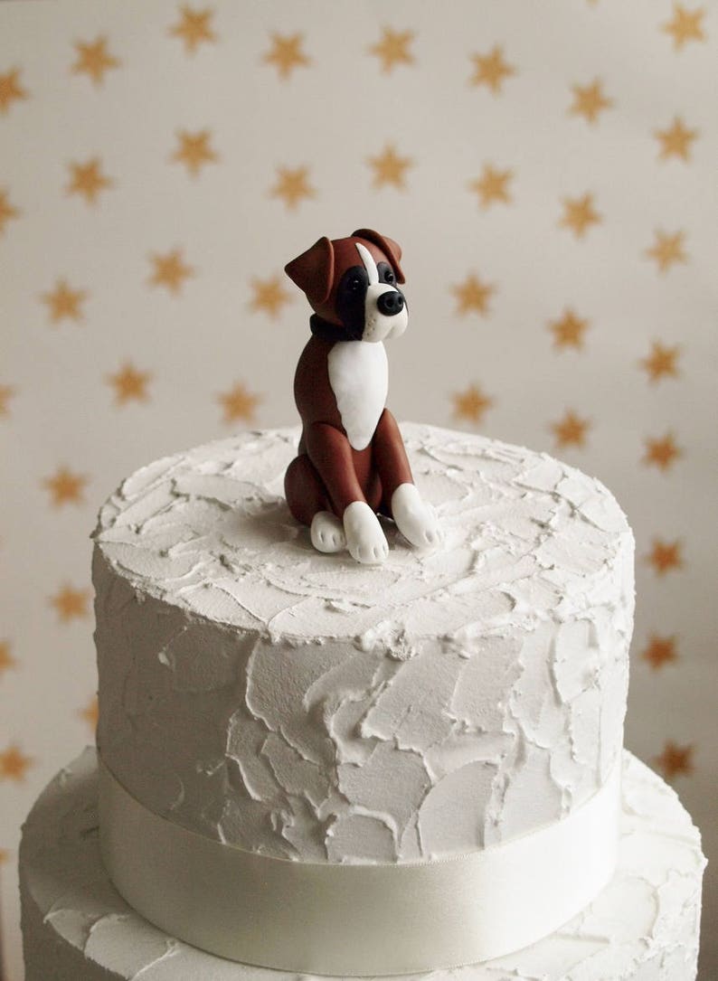 boxer dog cake